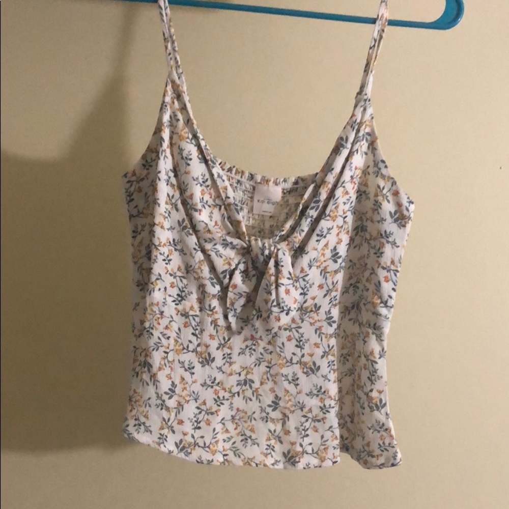 Kaileigh Almodia Tie Detail Top - Medium